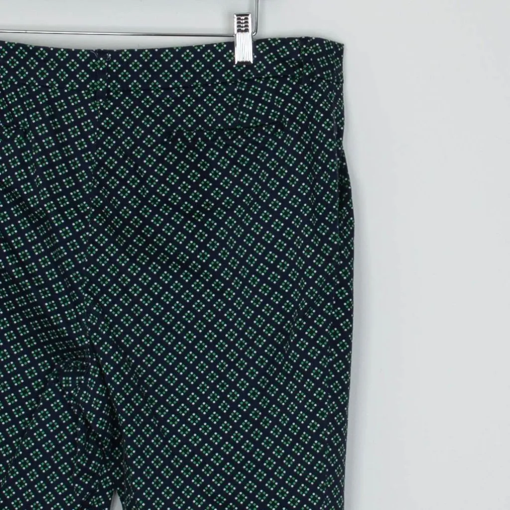 Brooks Brothers Womens Natalie Fit Ankle Pants Size‎ 12 Blue Career Office Work - Image 5