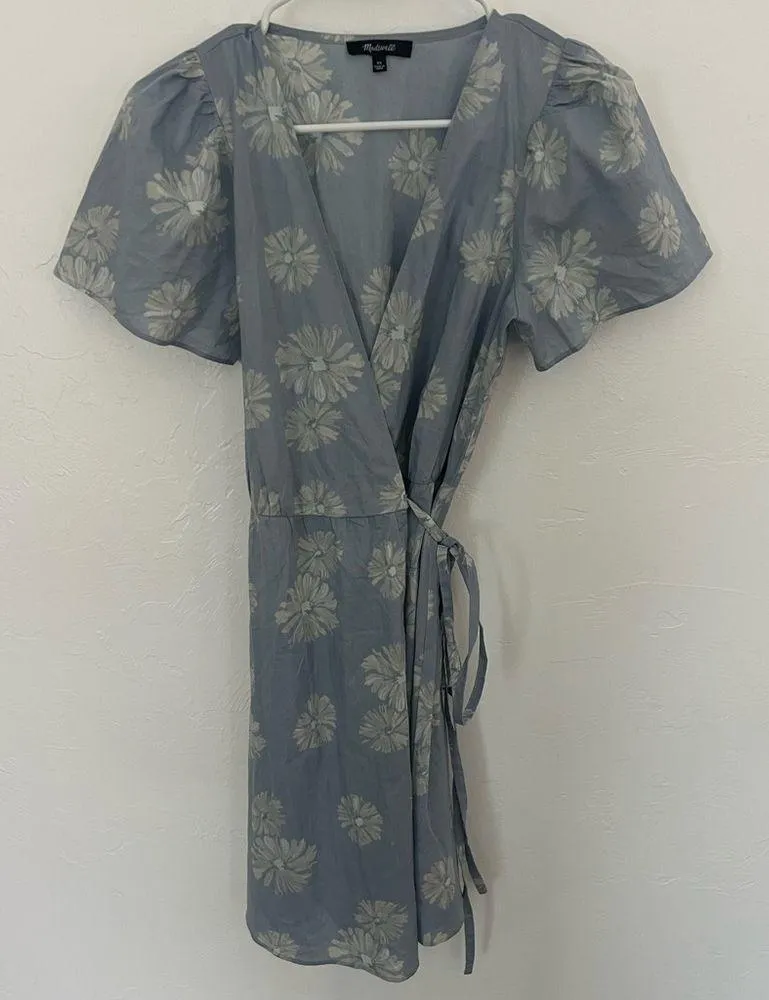 NWOT  tags Madewell Floral Print Wrap Minidress - Image 2