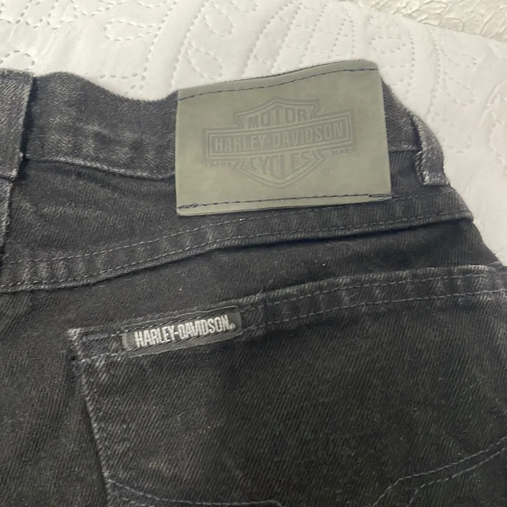 Harley Davidson Jeans Black Size 26 - Image 8