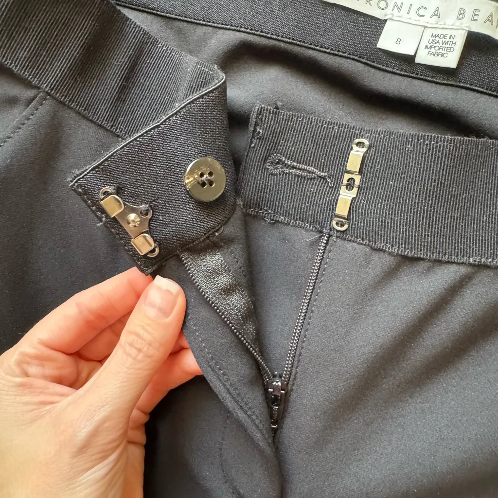 Veronica Beard Scuba Legging Black Size 8 - Image 9