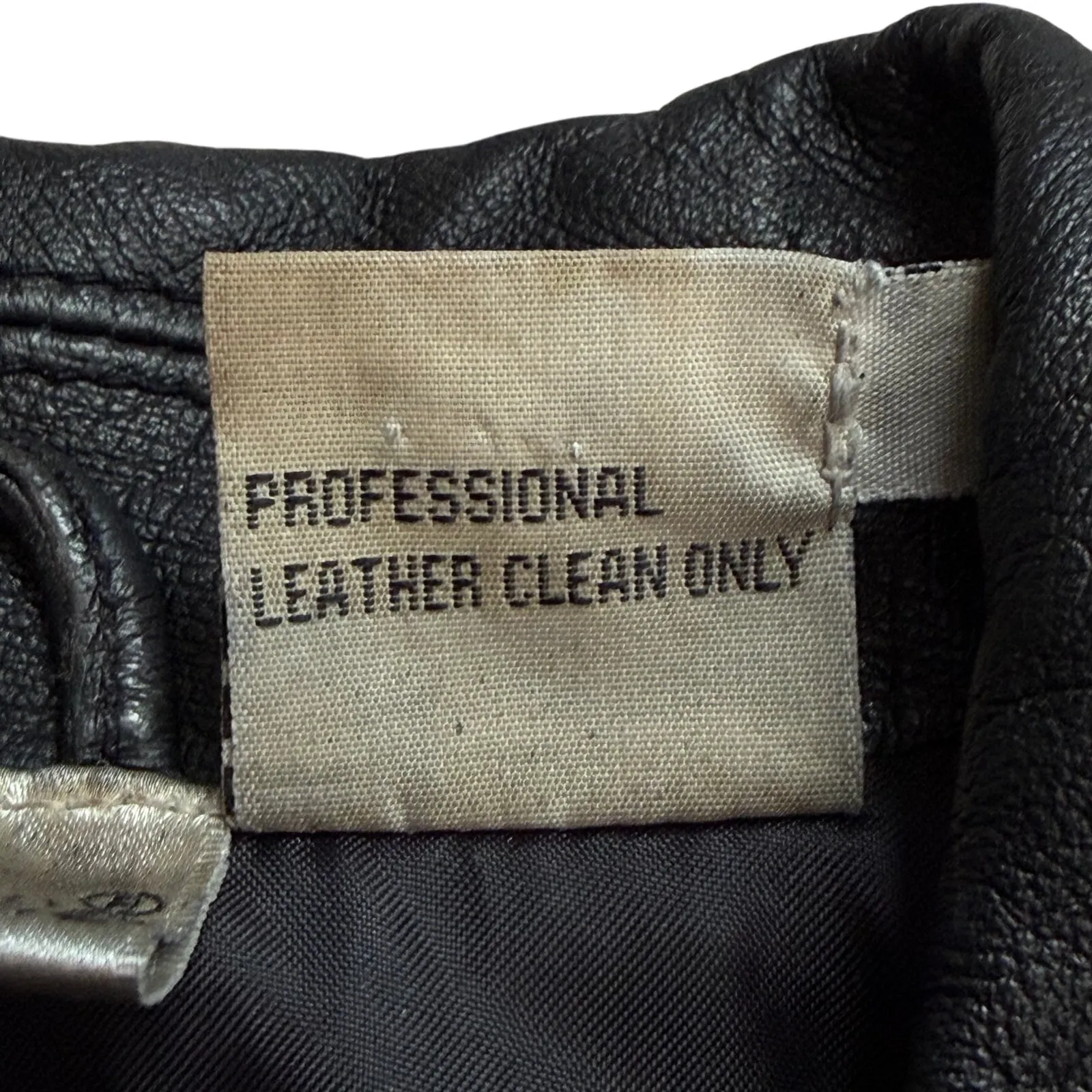 Vintage Newport News Genuine Leather Blazer Women’s Black 3-Button Jacket Sz 10 - Image 9