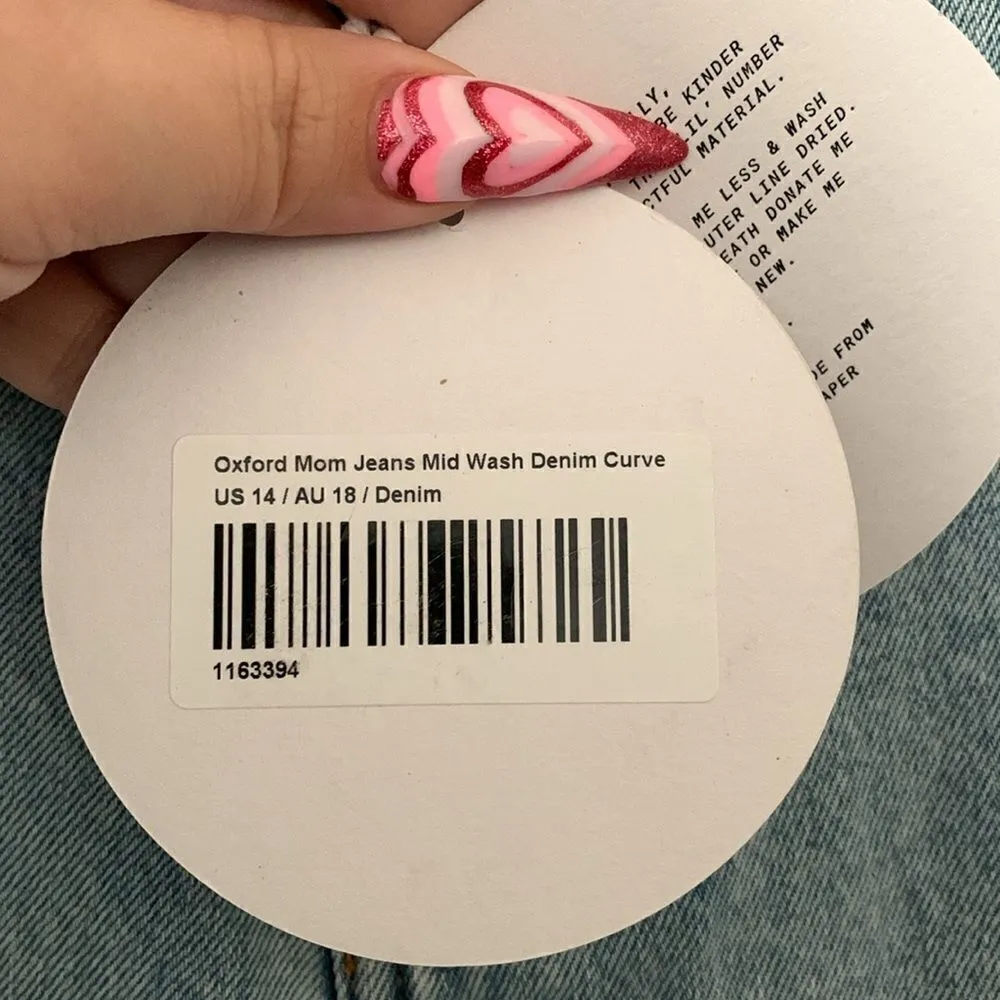 Princess Polly Oxford Mom Mid Wash Jeans - Image 9