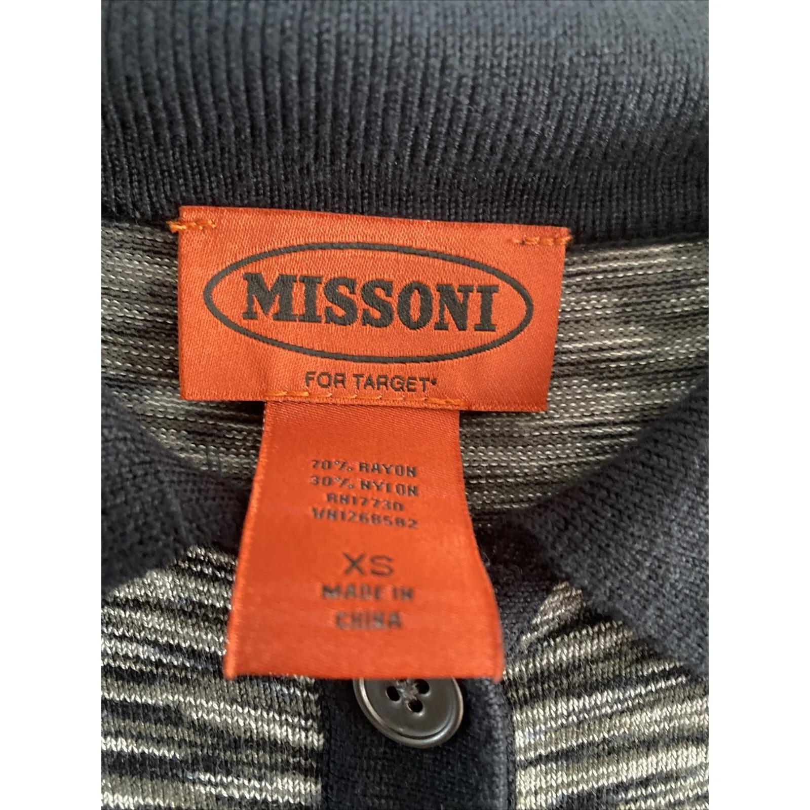 Missoni x Target Womens XS Black White Shift Knit Shift Dress Long Sleeve Capsul - Image 4