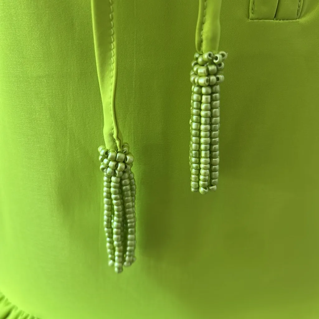 Alden Adair Hallie Ruffle Dress in Citrus Size Small NWT - Image 5