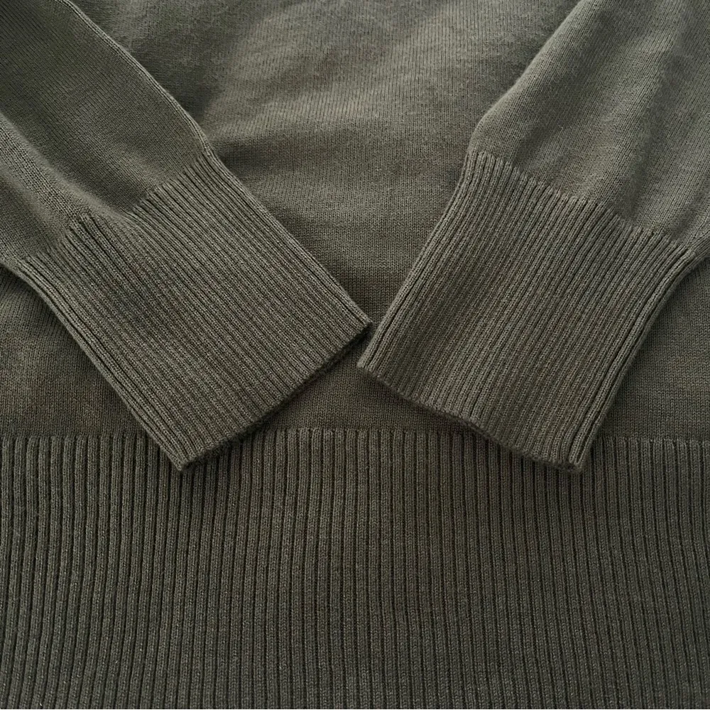 NWT, Chelsea28 Olive Green Funnel Neck Long Sleeve Sweater, Sz M - Image 11