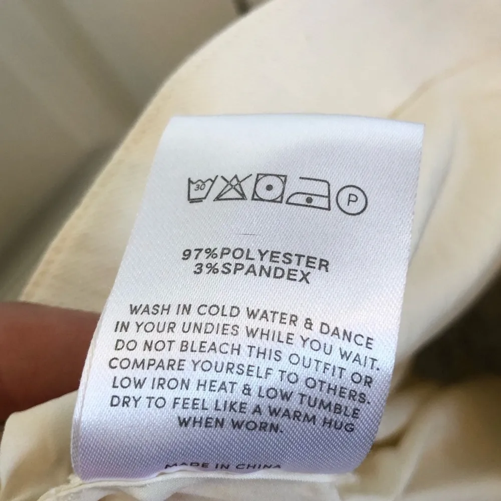 Peppermayo  Ivory Denim Mini Skirt & Corset Set Size US 8 - Image 10