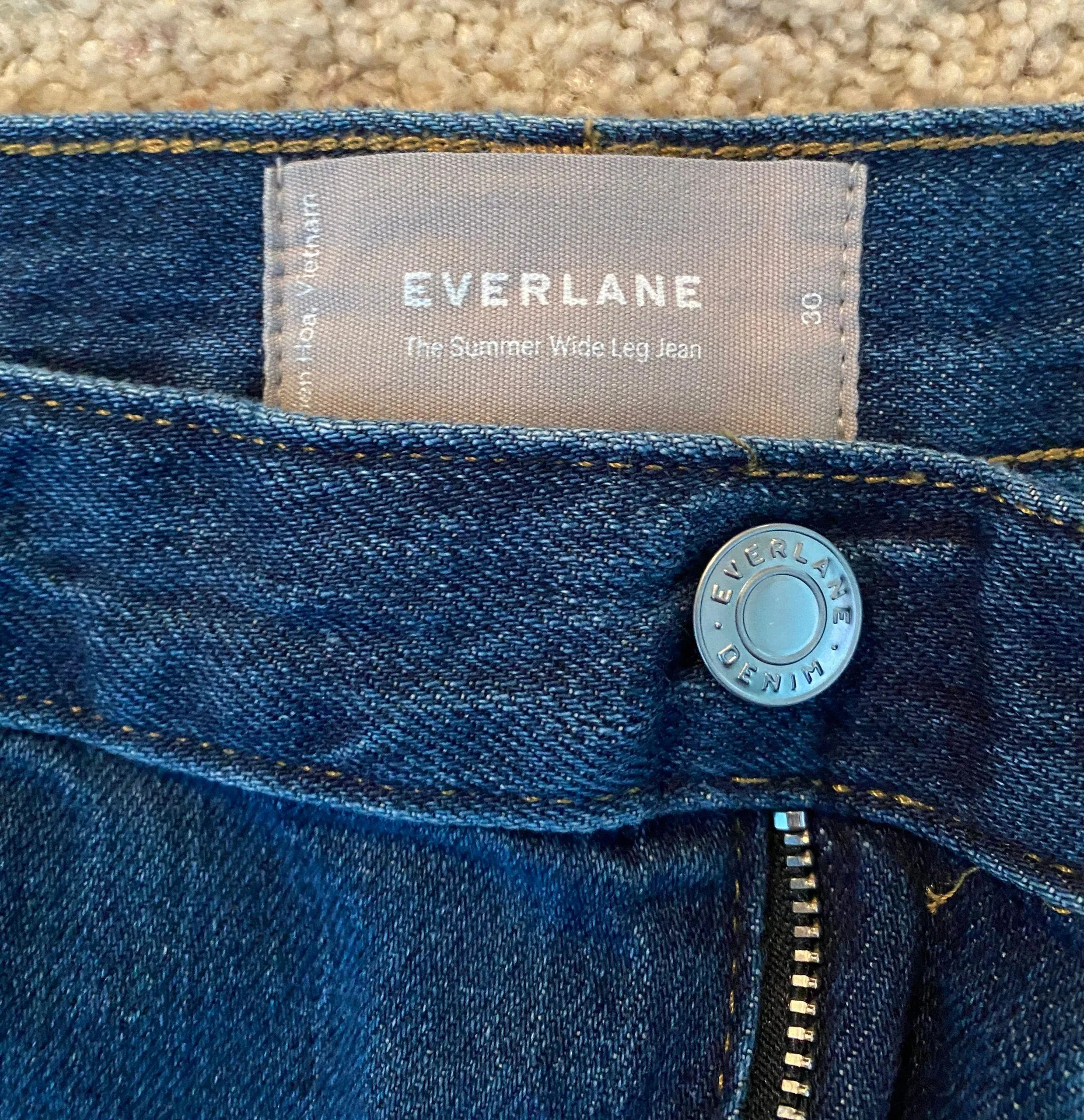 Everlane The Summer Wide Leg Jean - Image 5
