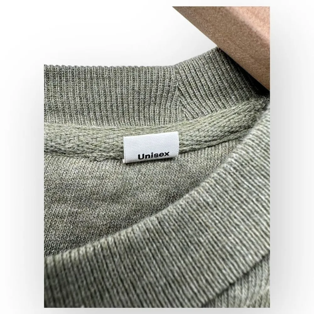 Stanley/Stella Green Crewneck Sweatshirt 'We are nature' Graphic Size L - Image 6