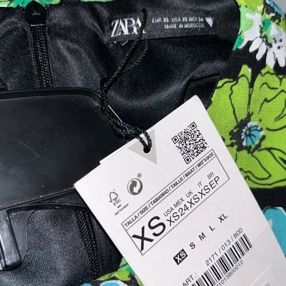 New Zara floral bodysuit New with tags flower power top - Image 4