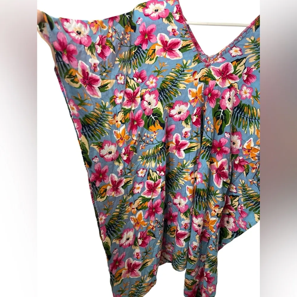 JCDesigns Floral Blue Swim Cover - Image 3