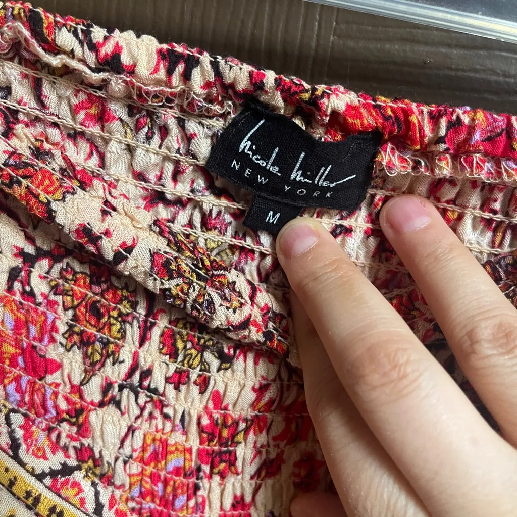 Nicole Miller Vibrant Floral pants size M - Image 4