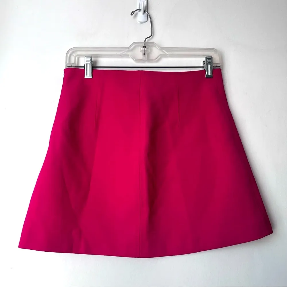Bright Magenta Mini Skirt XS - Image 6