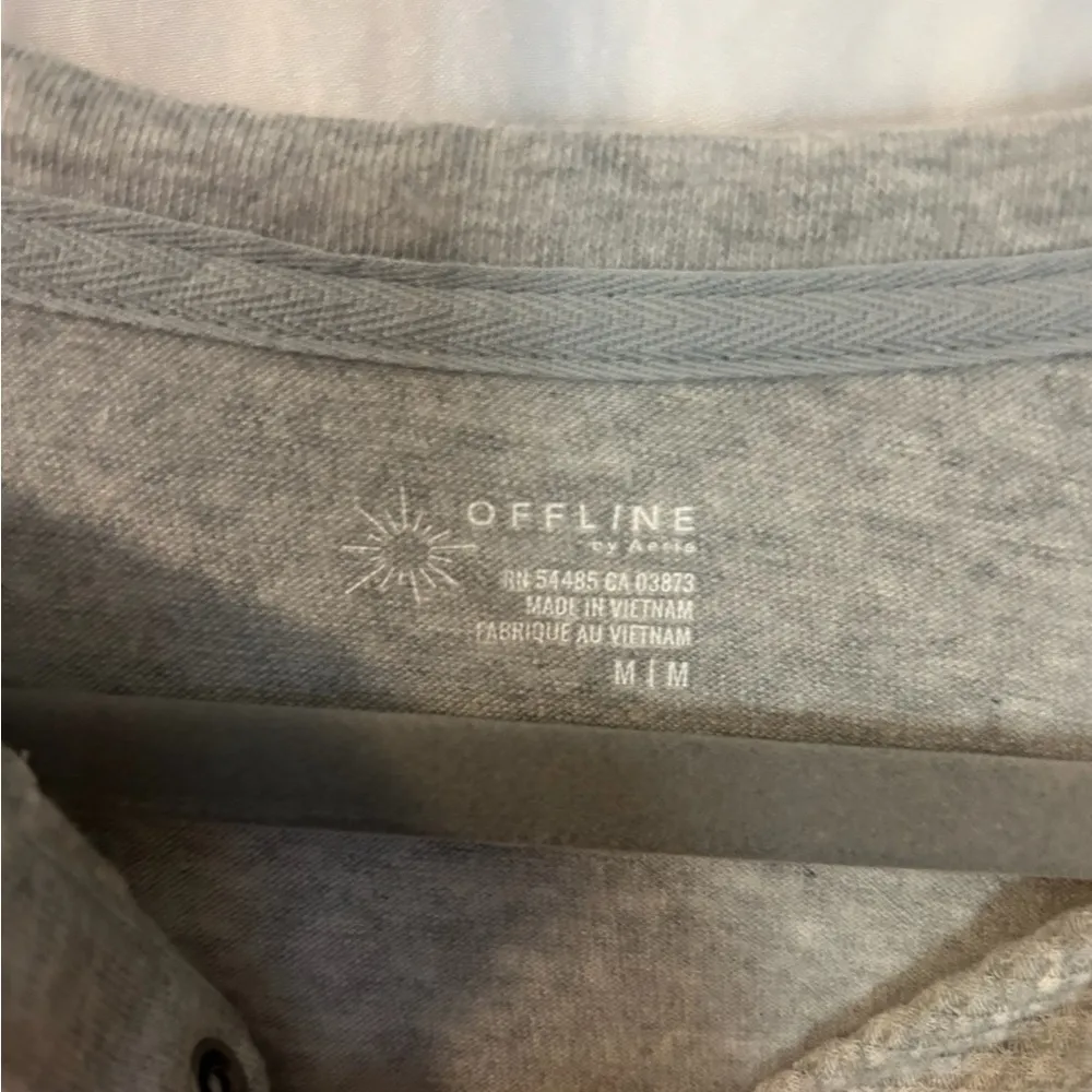 Aerie Offline by  Waffle Knit Long Sleeve size medium - Image 5