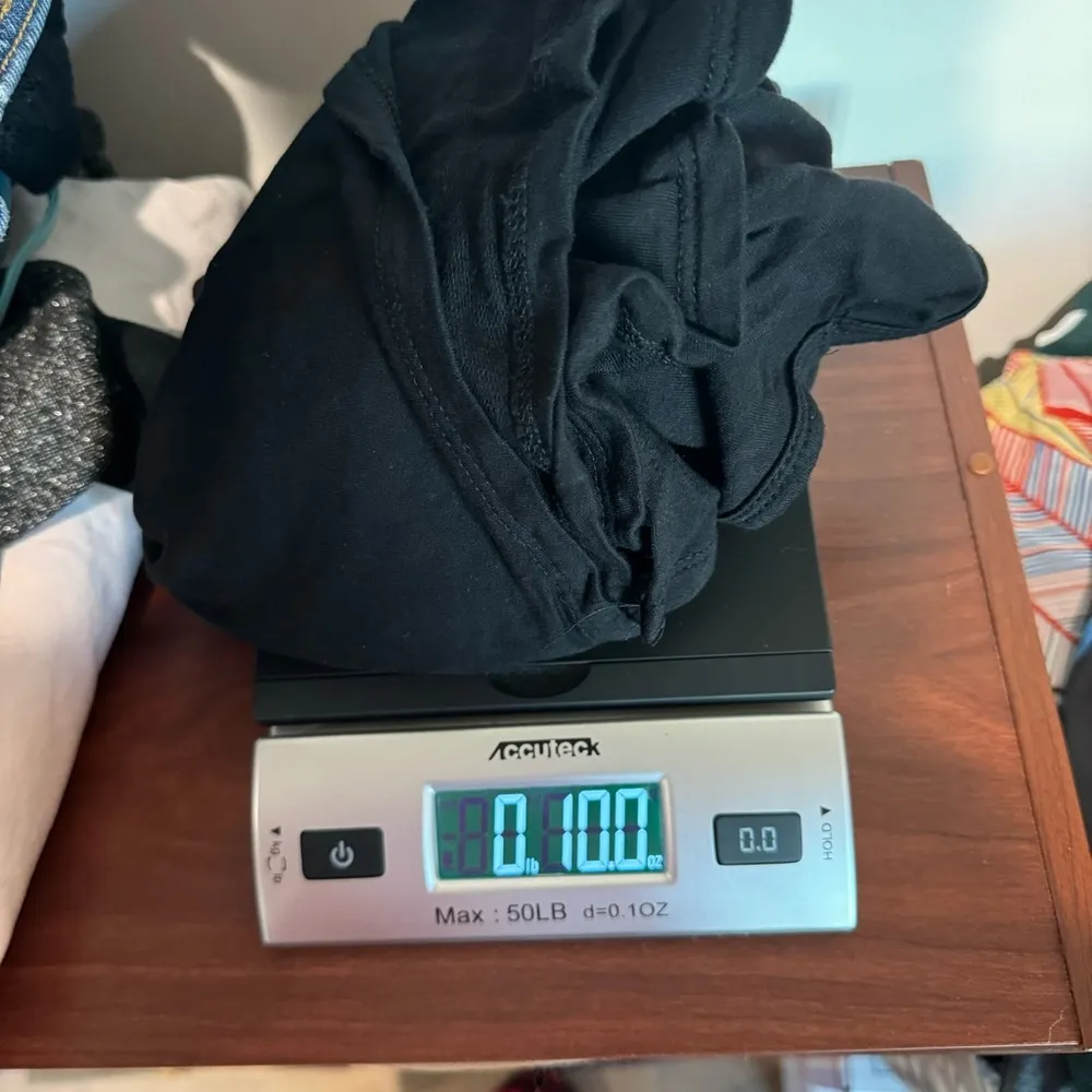 Asymmetrical Shirt Stretchy Long Sleeve Black Size Medium - Image 5