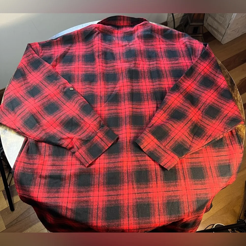 Chic Soul  | ladies plus size flannel shirt. Size: 2X - Image 10