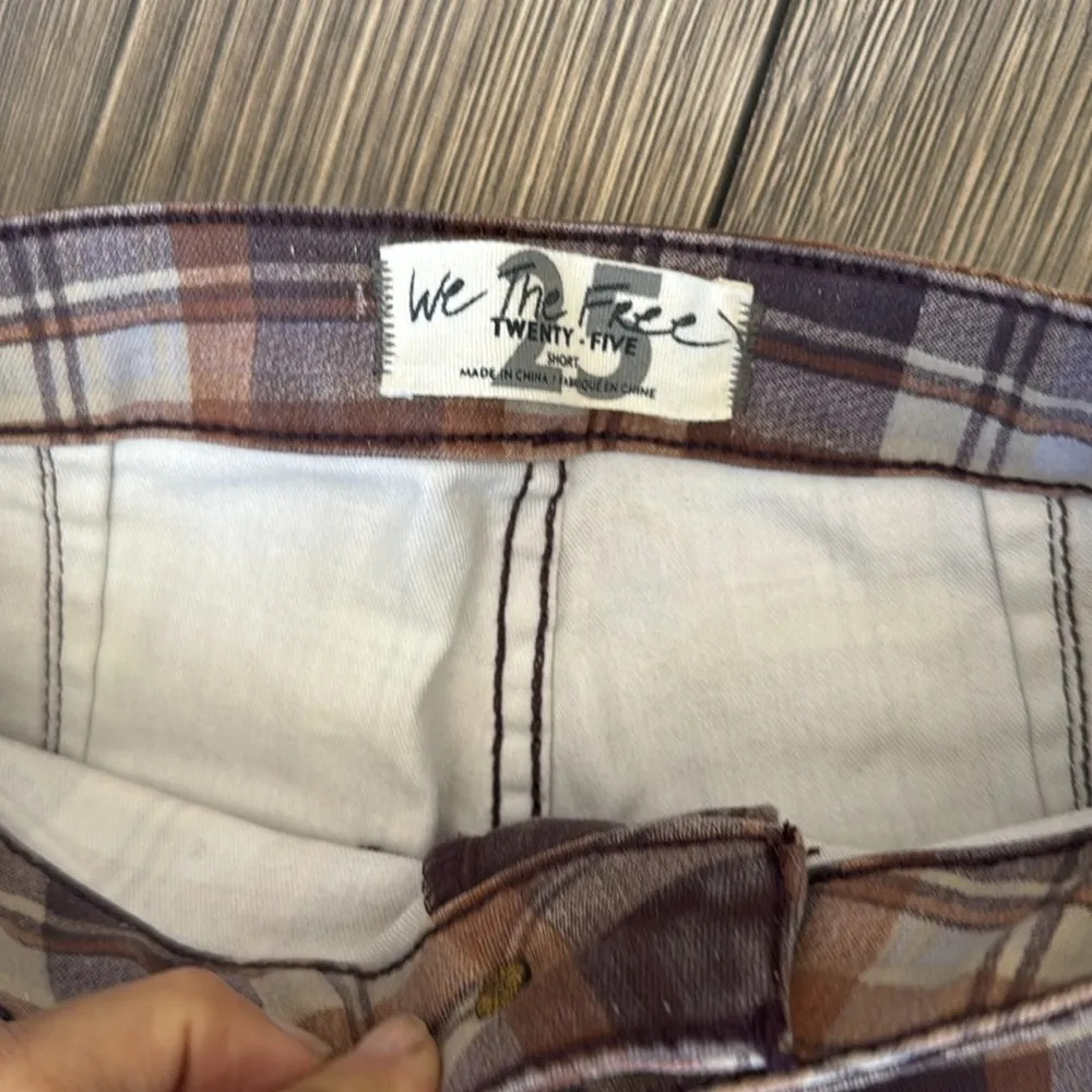 Free people just float on by brown plaid super flared pants - Image 8