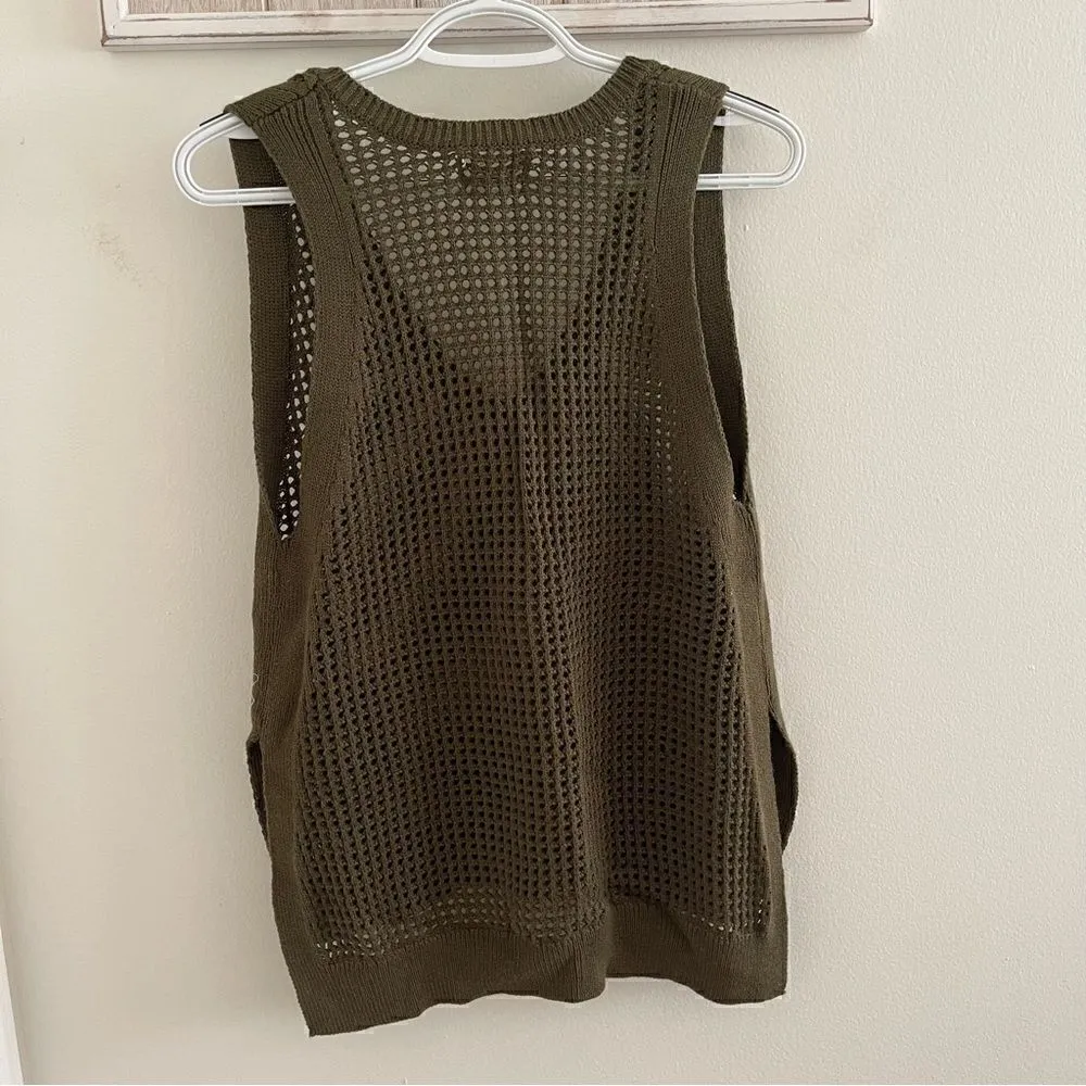 Maeve Knitted V Neck Sweater Vest - Image 2