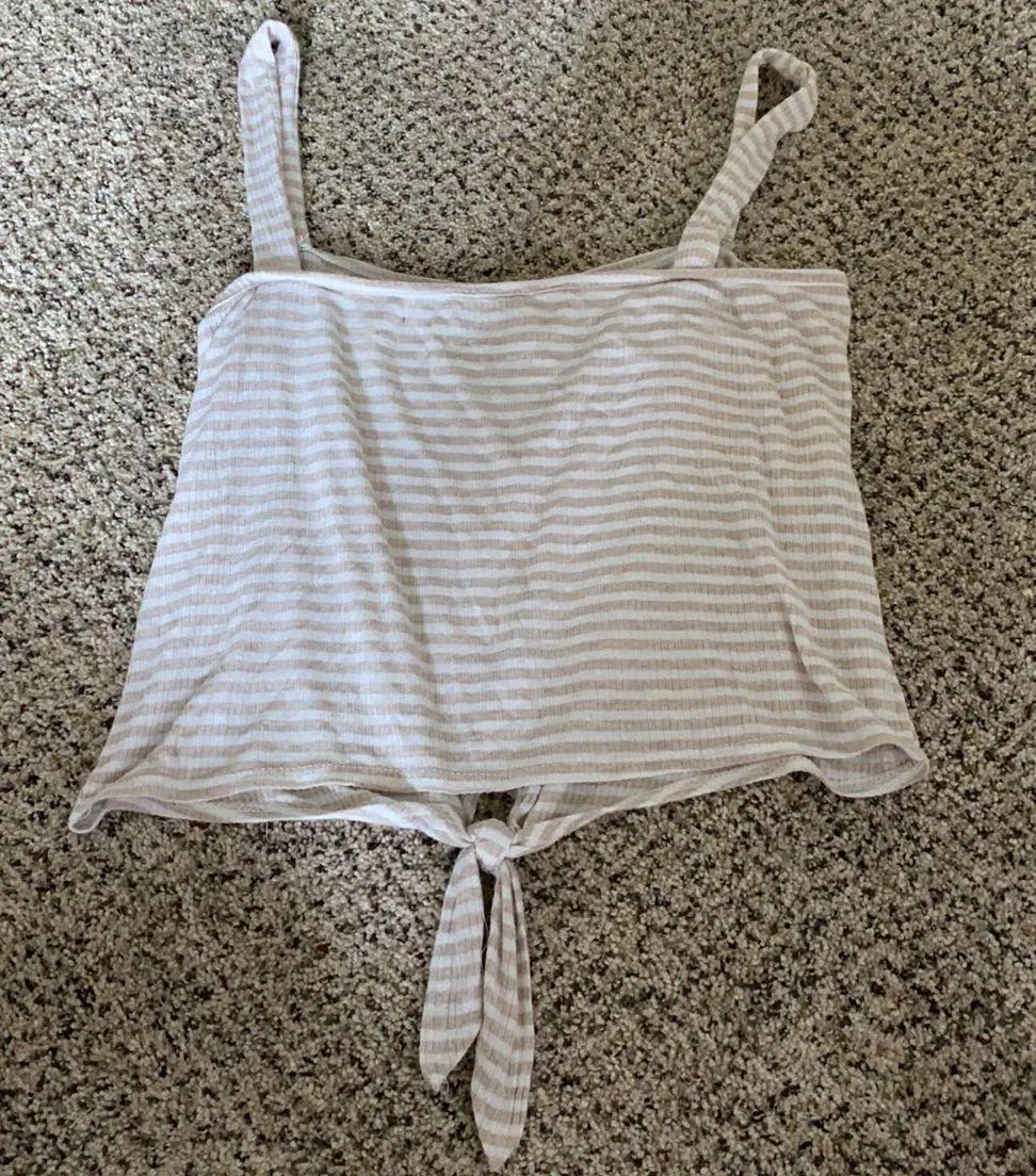 Striped Ribbed Top - Image 2