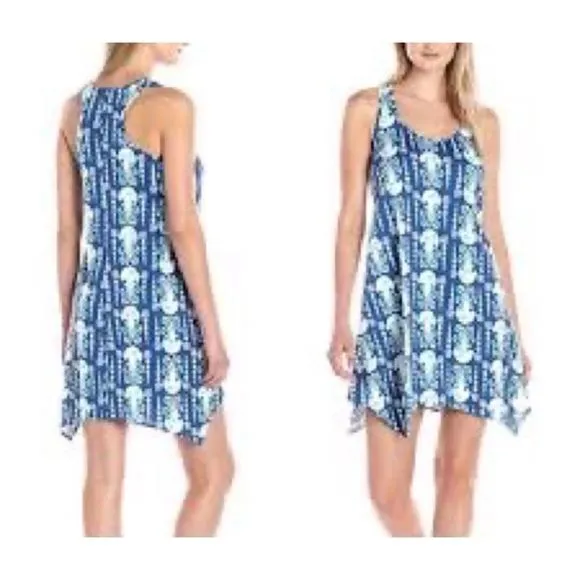 Lilly Pulitzer Melle blue jellyfish print summer tank dress size XS - Image 2