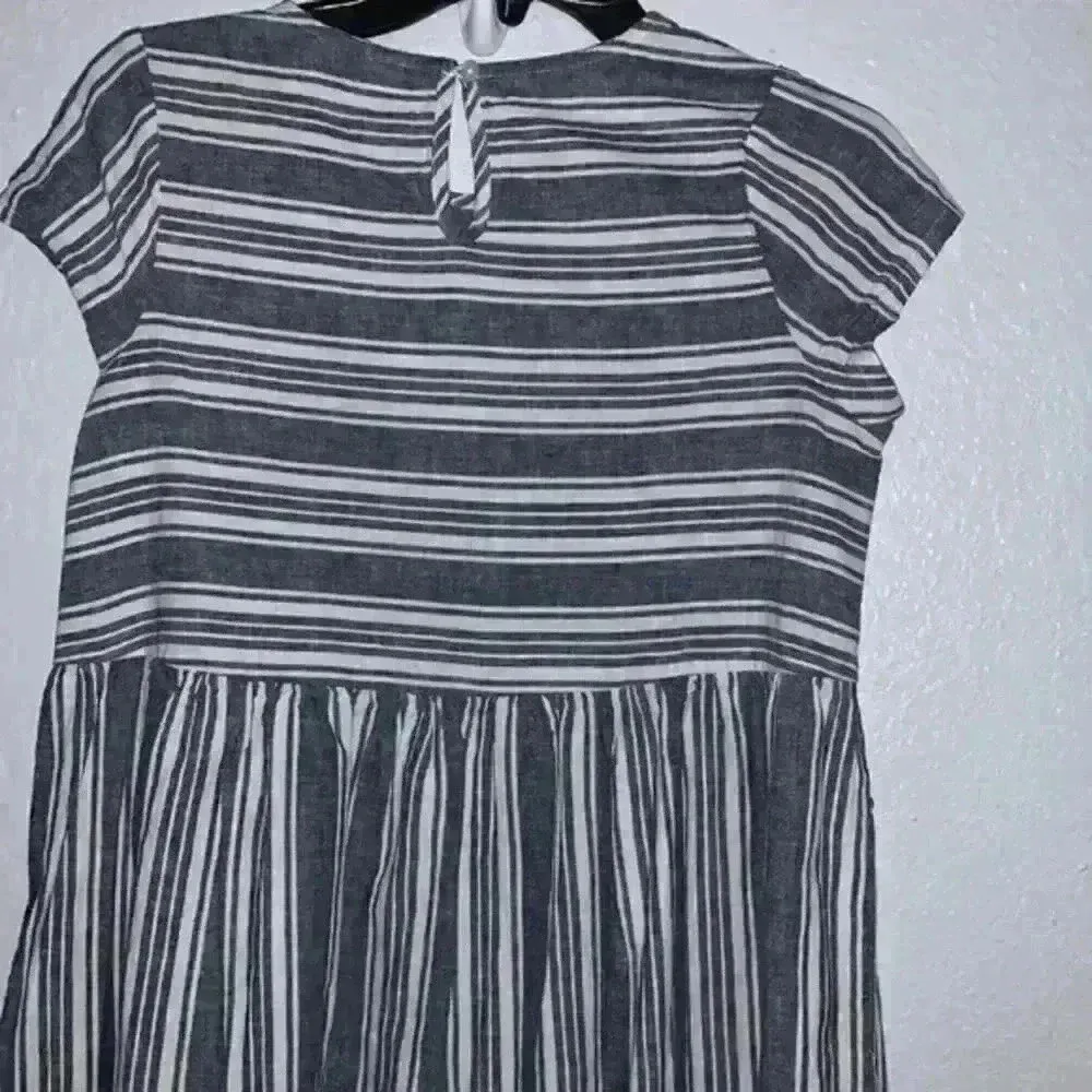 NWOT Peyton & Parker girl’s mini striped short sleeve dress size 14 Blue - Image 10