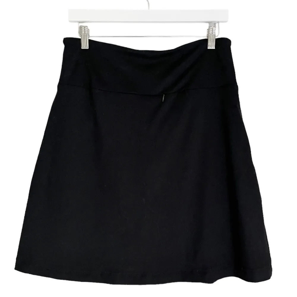 Betabrand Women’s Ponte Skort Shorts Skirt in Black Size Medium - Image 3