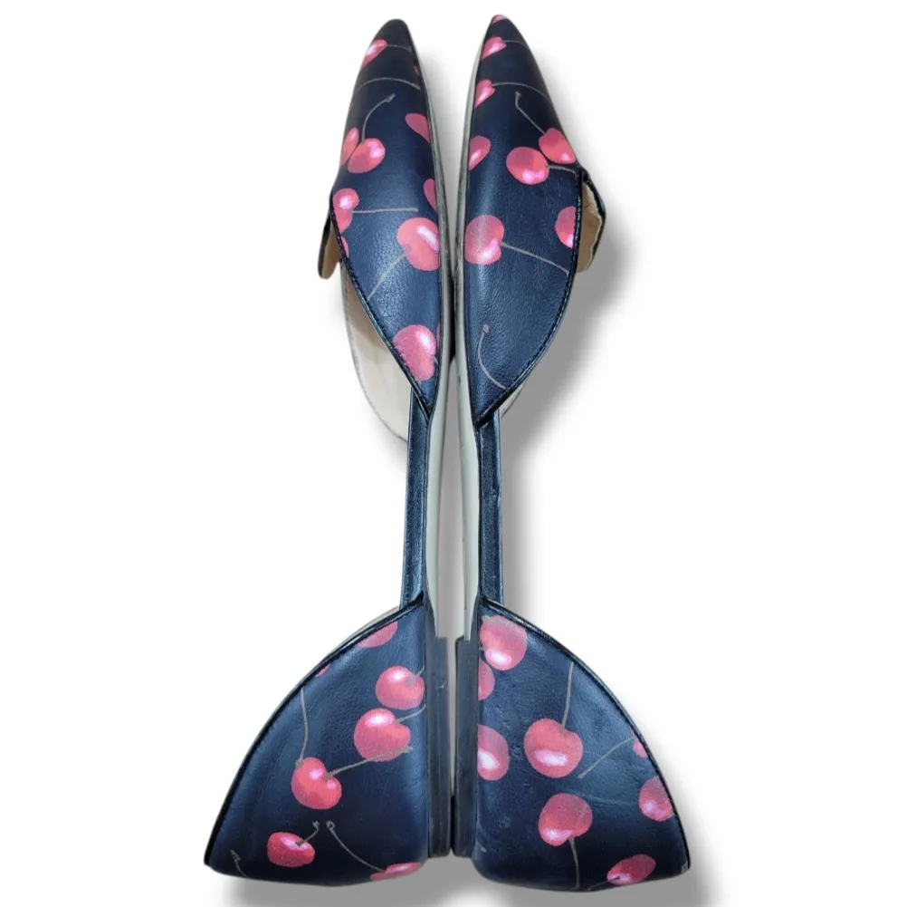 J.Crew Shoes Size 8.5 Women's Flats J.Crew Sadie Flat Cherries Cherry Print EUC Women's Shoes - Image 7