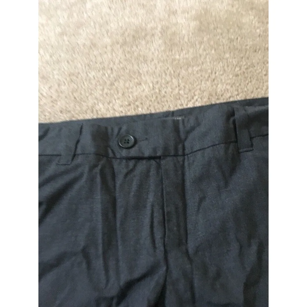 Banana Republic Women's Flat Front Wool Casual Dress Shorts Lined Size 8 Gray - Image 3