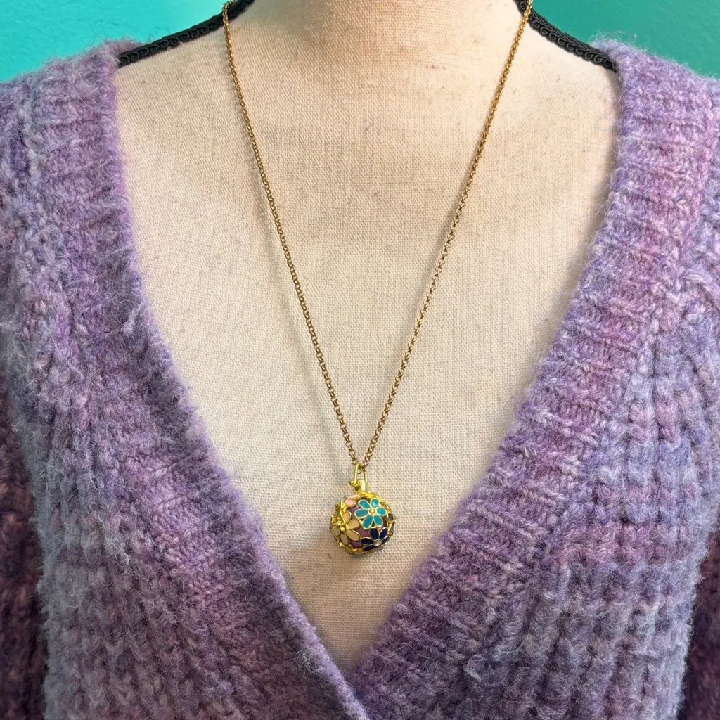 Jessica Simpson Lavender Cropped Cardigan Sweater - Image 2