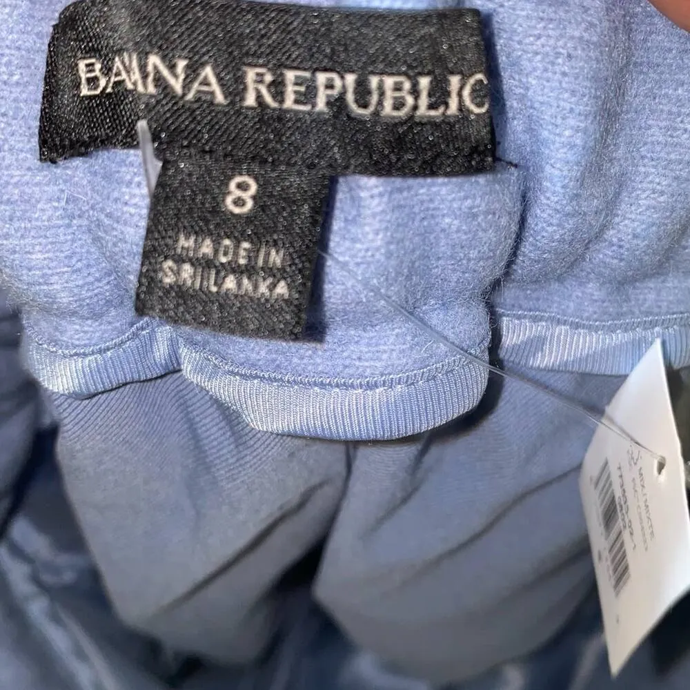 Banana Republic Wool High Waist Wide Leg Preppy Casual Slacks Pants sz 8 NWTs - Image 8