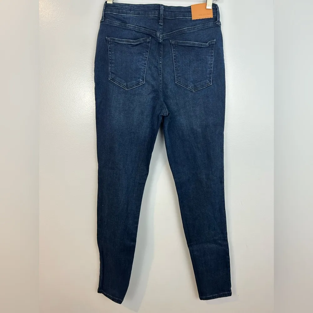 Avec Les Filles "Hot Girl" Skinny Fit Blue Denim High Rise Jeans Size 29 - Image 5