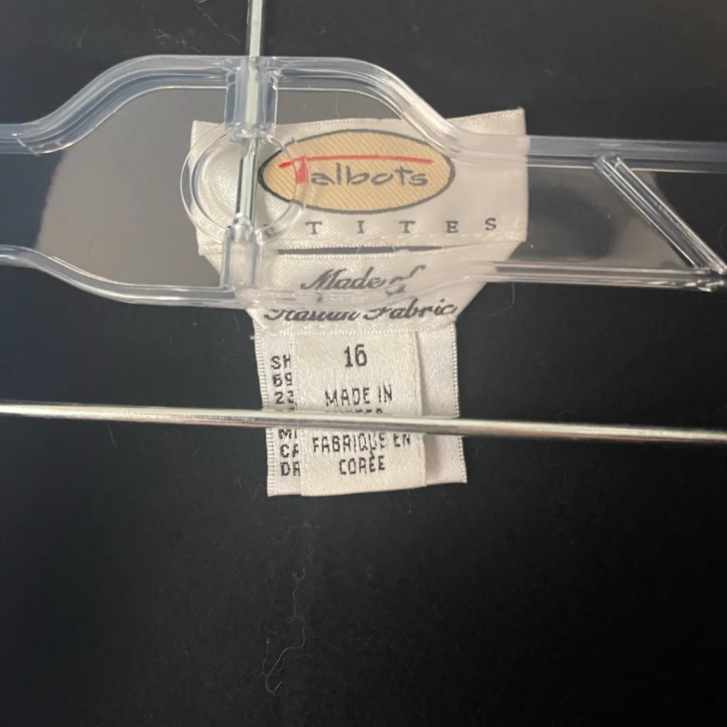 Talbots Vibrant Red Women's Wool Blazer jacket - Image 5