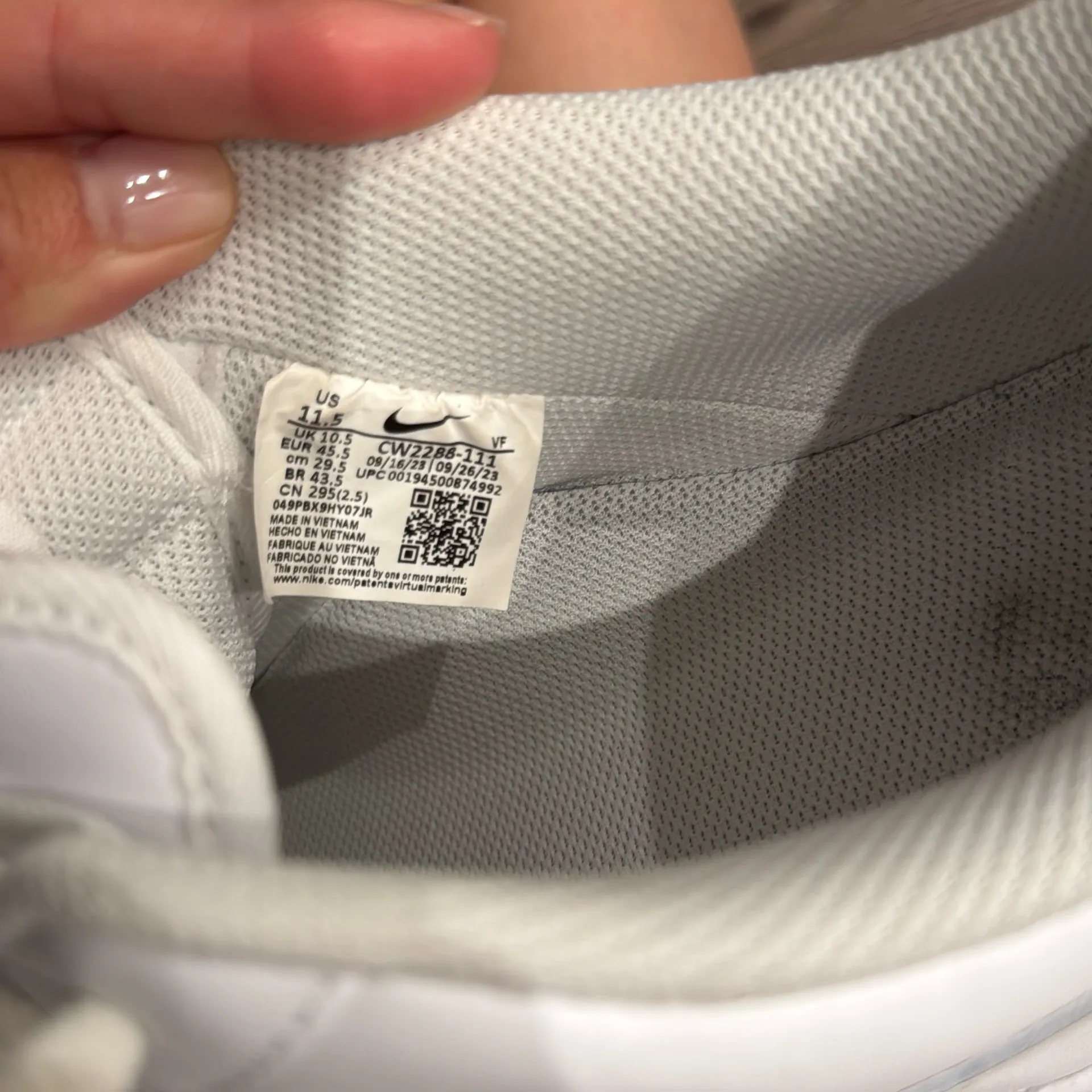 Men’s Nike Air Force 1 White - Image 5