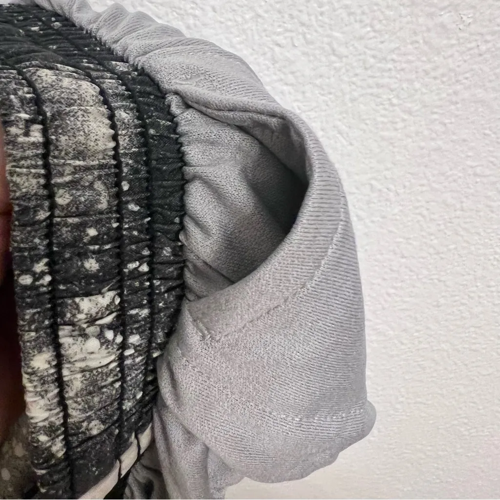 Nike White and Gray Athletic Shorts with Retro Style - Image 6