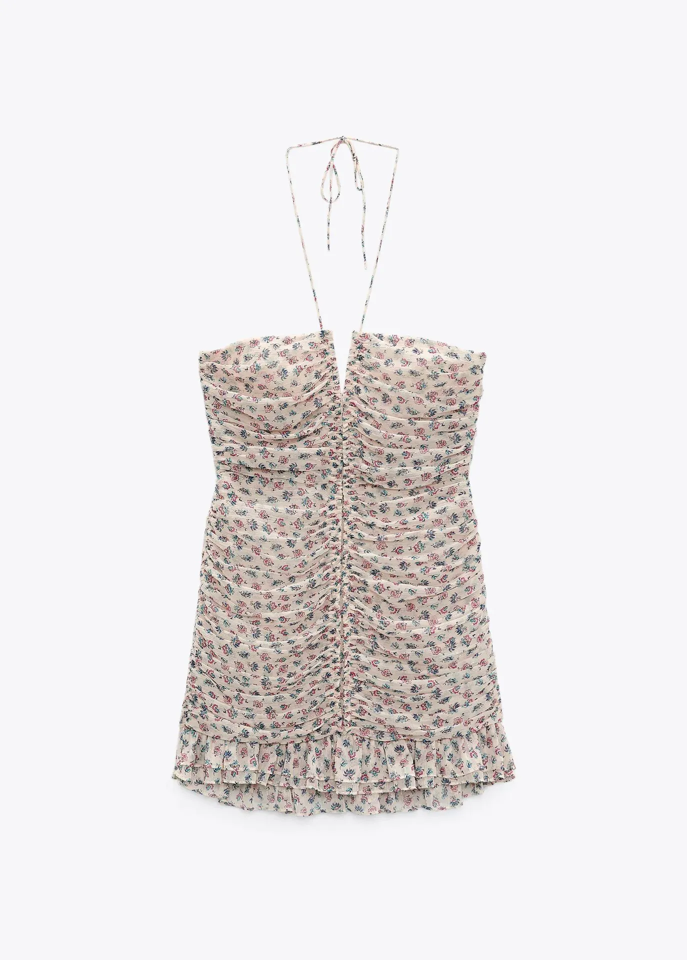 ZARA Metallic Thread Mini Dress - Image 6