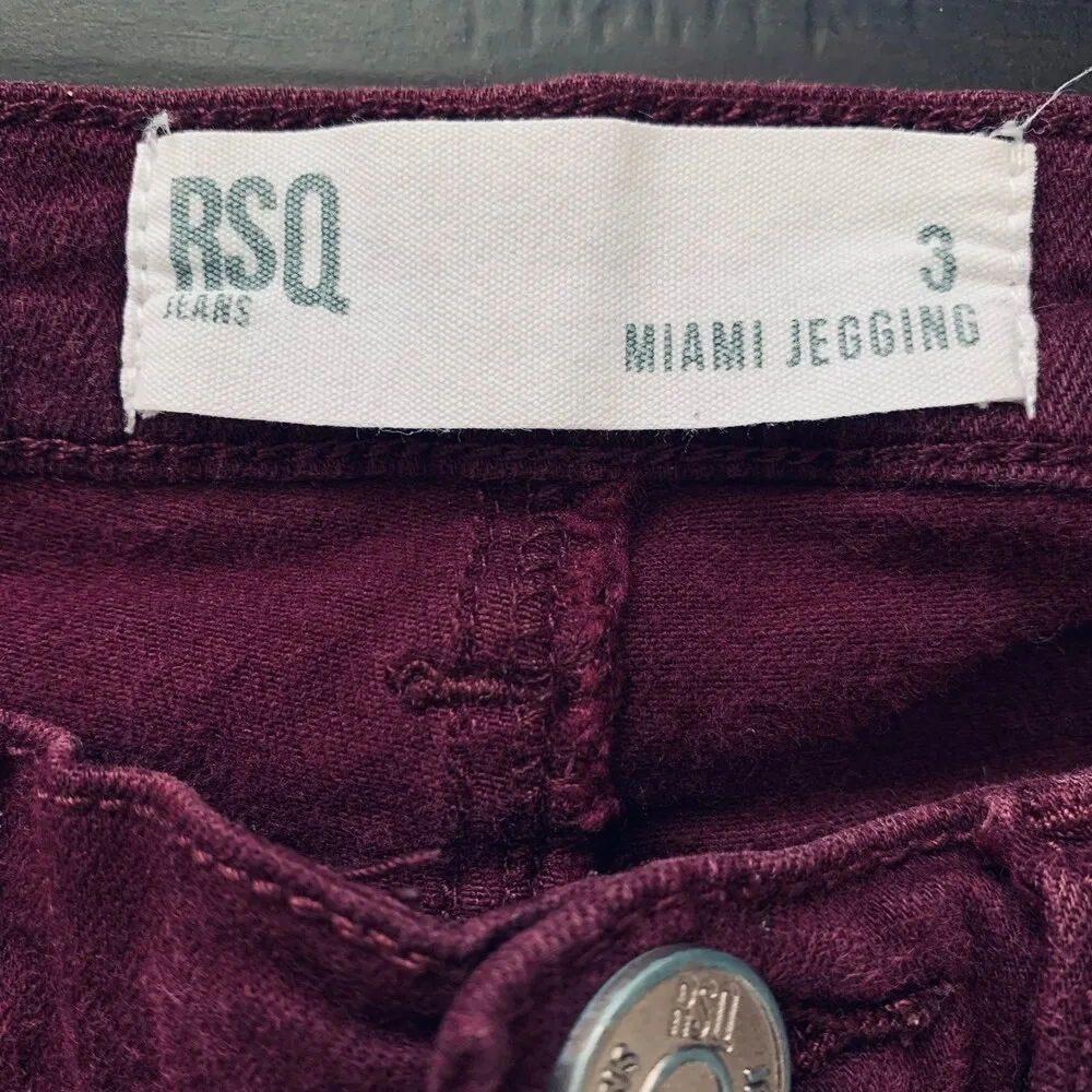 Women's RSQ Jeans Miami Jeggings Super Skinny Stretchy Legging Jeans | Size: 3 - Image 7