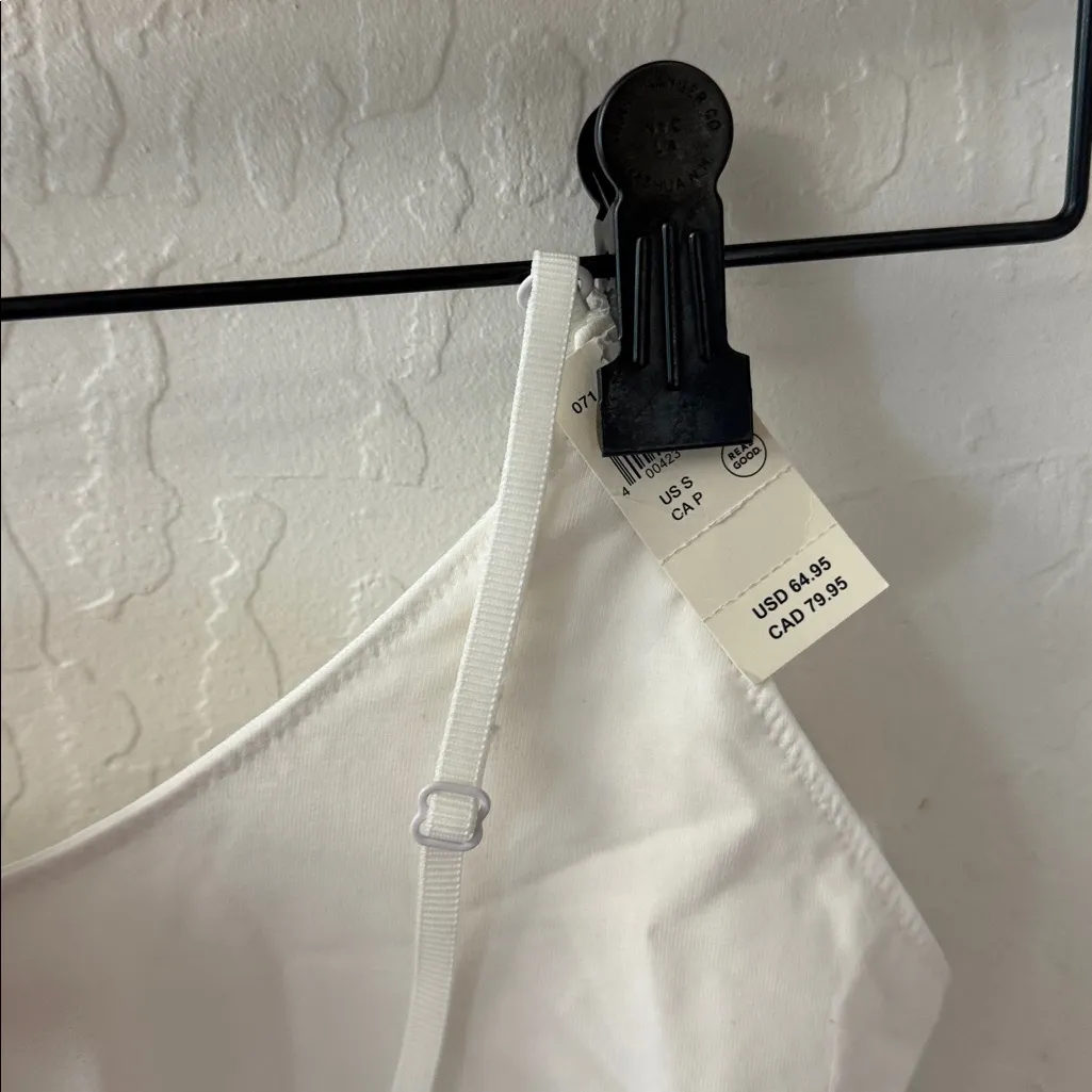 Aerie At the Barre Midi Dress White Size Small NWT FLAW - Image 4