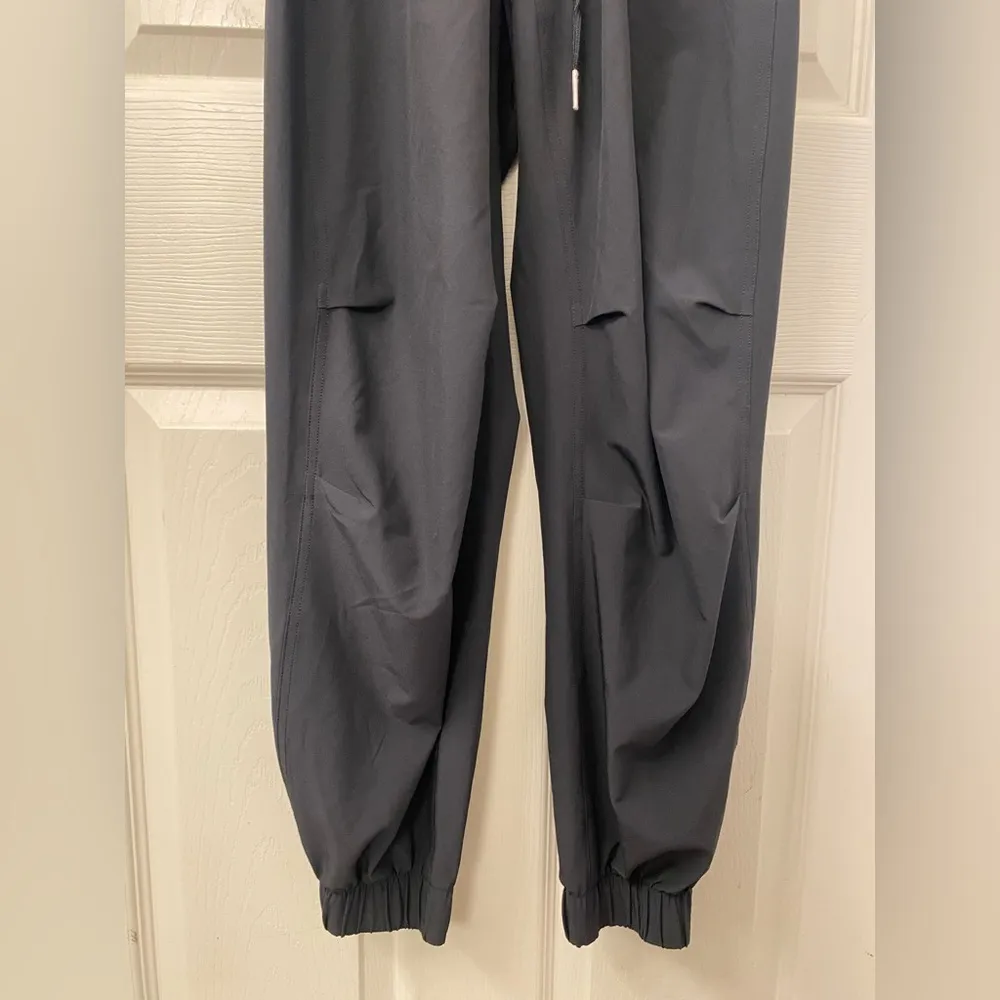 Abercrombie & Fitch Black Track Pants Relaxed Fit Elastic Cuffs - Image 2