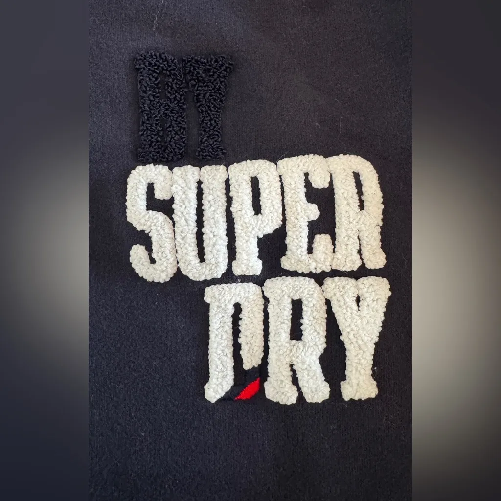 Superdry SDQB Superset Crew Sweatshirt navy blue size small - Image 8