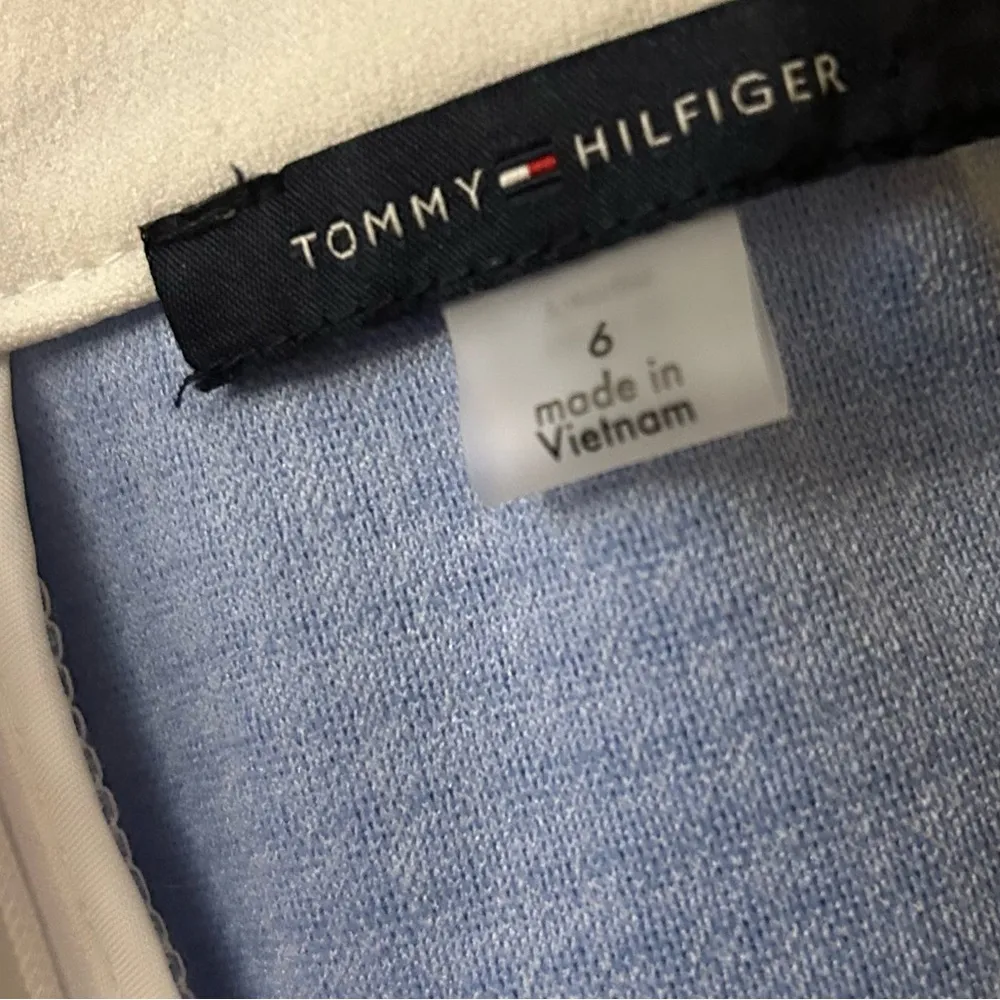 Tommy Hilfiger Women’s Houndstooth Mini Dress in kentucky blue and white - Image 9