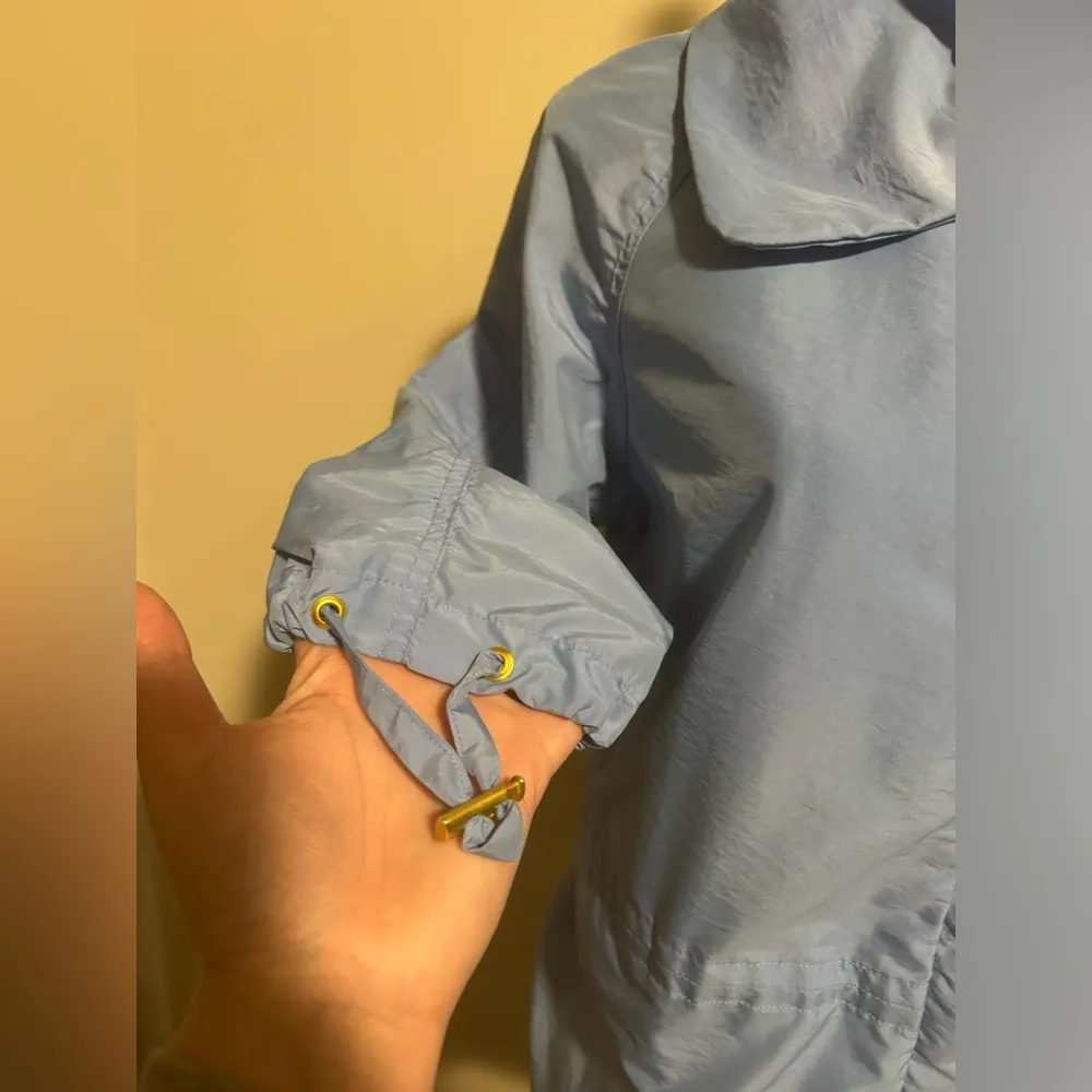 EUC Lilly & Van Blue Zip Up Anorak Jacket size XS - Image 3