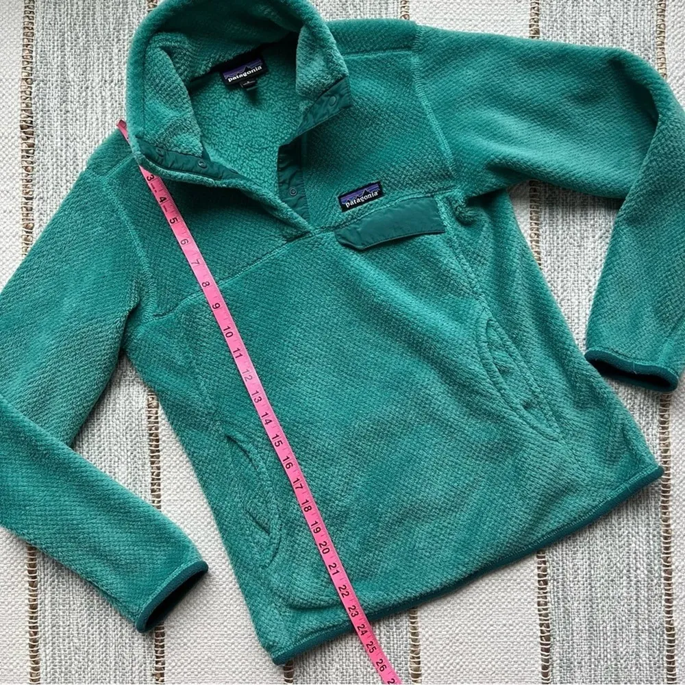 Patagonia Re-Tool Snap-T Epic Blue Fleece Pullover Sweater Women’s Size Small - Image 5