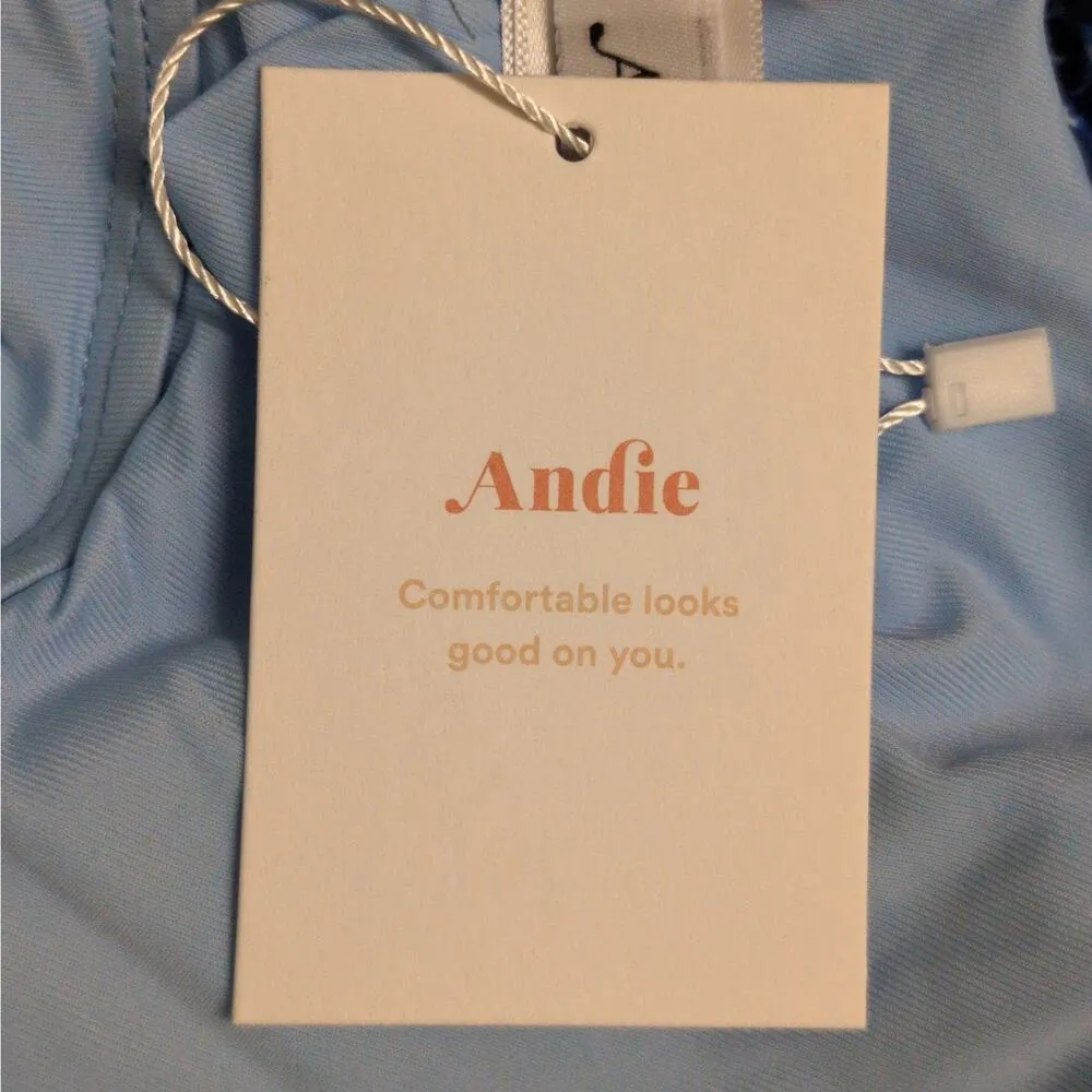 Andie Siren Tank Top Blue Floral Swimwear Bathing Suit Size XL New - Image 9