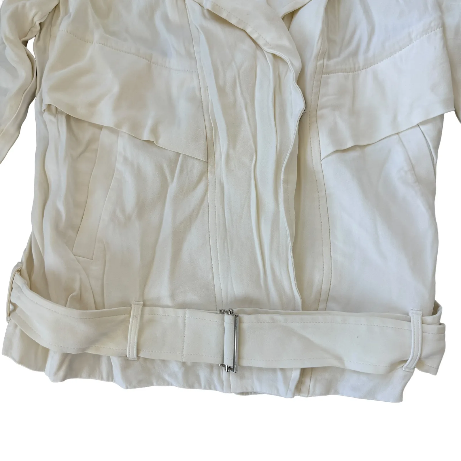 IRO  White Moto Jacket - Image 7