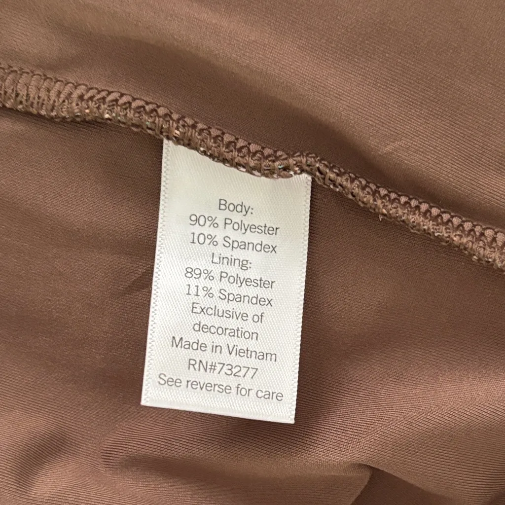 SO Geometric Patterned Mini Skirt - Brown - Image 10