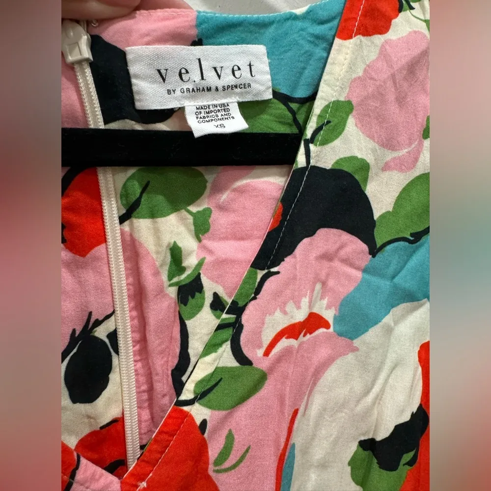 Velvet by Graham & Spencer Alisha Dress in Posey Size XS EUC - Image 4