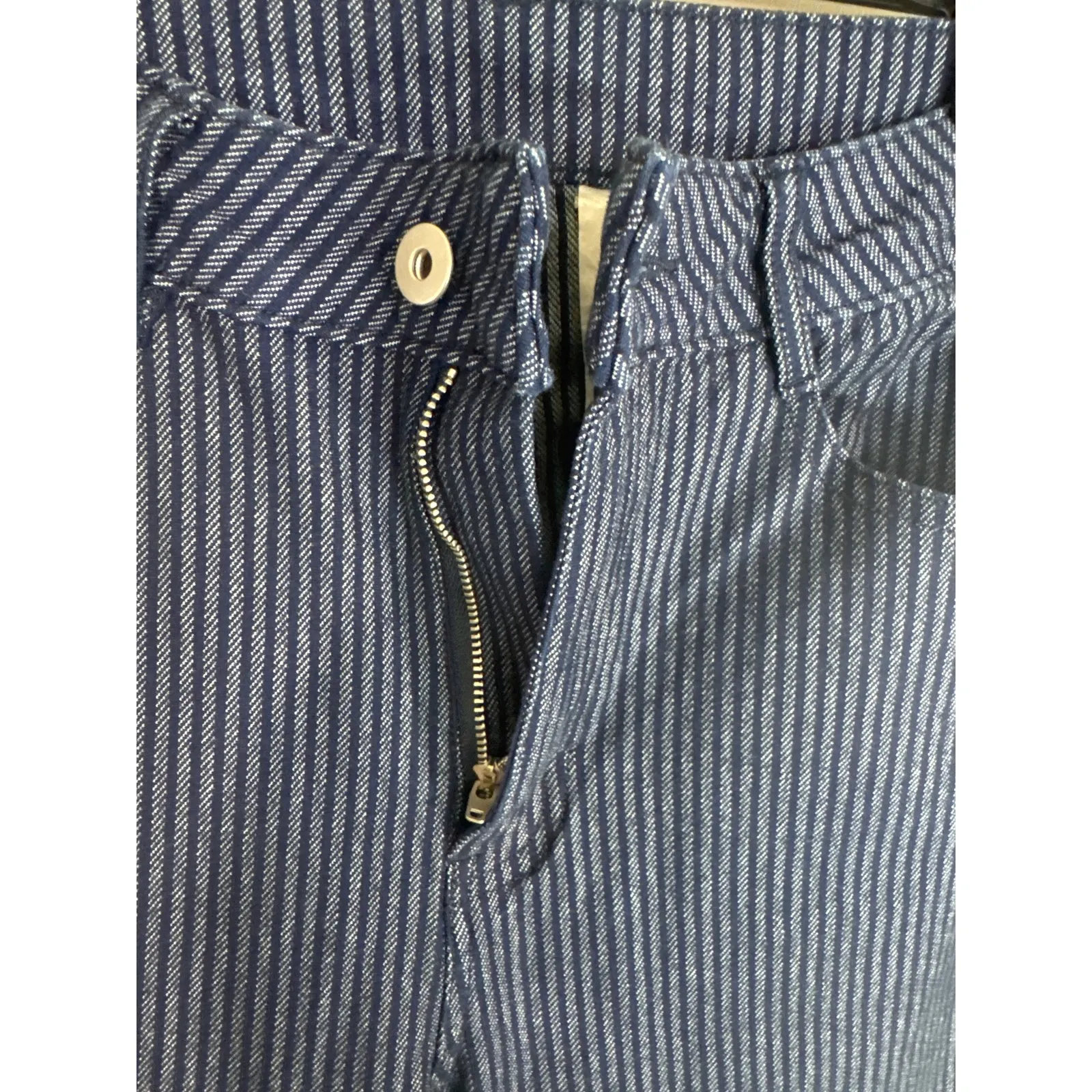 Halara Flex High Waisted Striped Stretchy Baggy Wide Leg Jeans Women's XS‎ NWT - Image 5