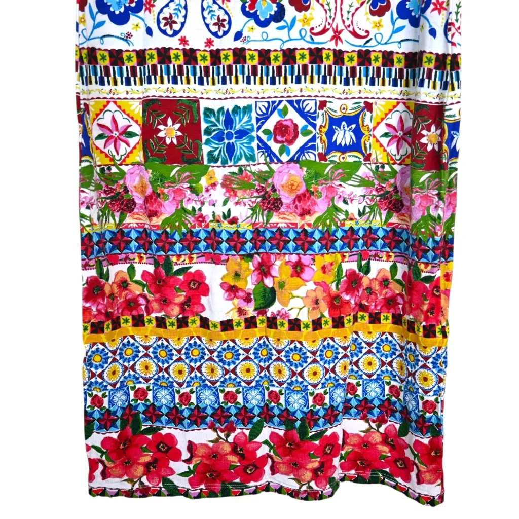 Desigual Women's S Luana Colorful Floral Motif Dress - Image 8