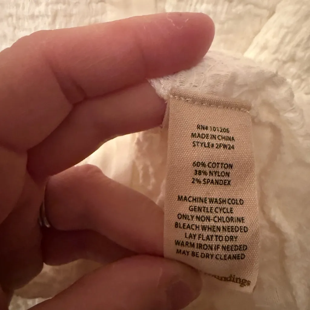 Soft Surroundings Ivory Button-Up Top - Image 5