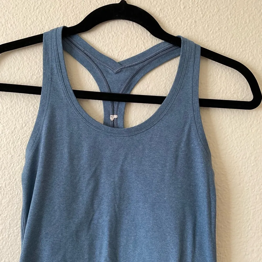 Lululemon Cool Racerback Tank Blue Small - Image 3