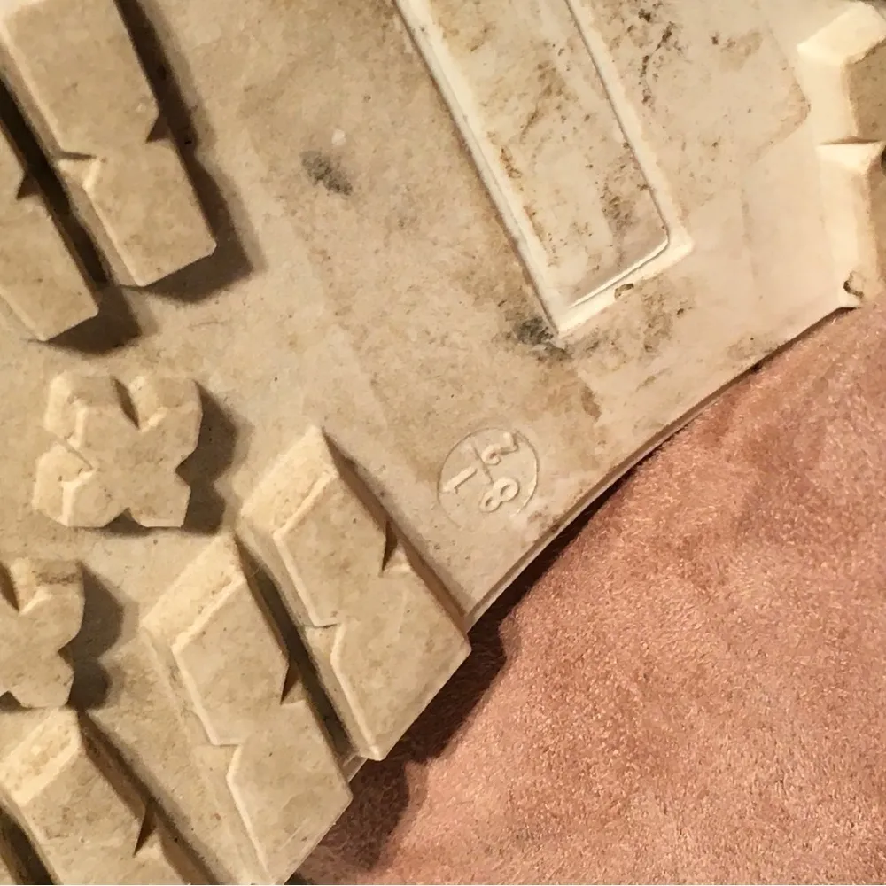 NATURALIZER N5/Comfort Size US 8.5 knee high suede warm brown side zipper boho - Image 5